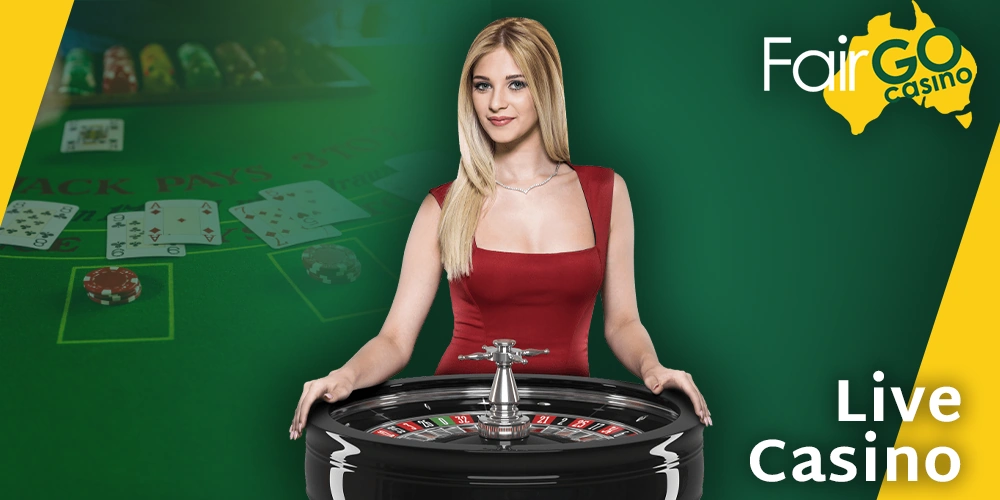 Live casino at Australian Fair GO