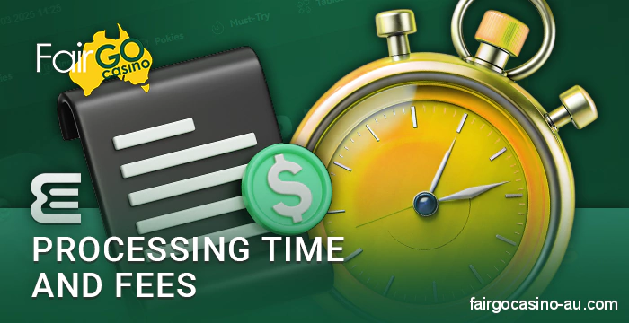 What are eZeeWallet's fees on Fair Go Casino payments - withdrawal rate