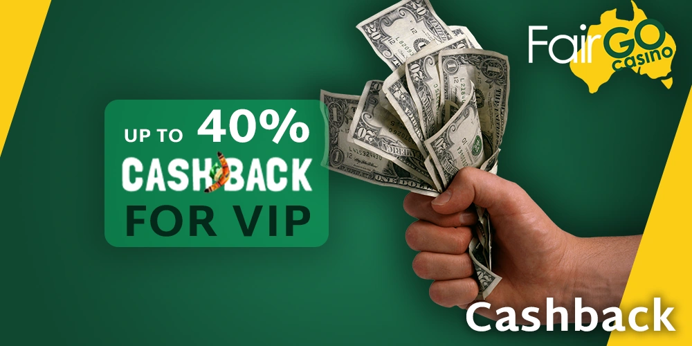 Cashback up to 40% at Fair GO Casino