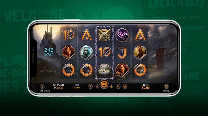 Demo mode in mobile pokies at Fair Go Casino via phone