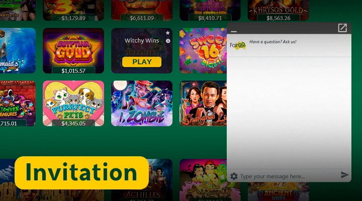 Contact Fair Go Casino support for VIP status